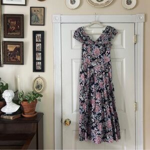 Vintage Laura Ashley floral dress